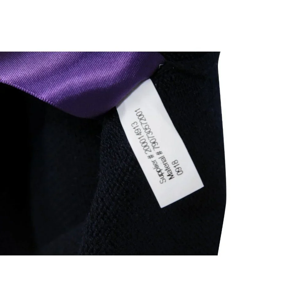 Ralph Lauren Purple Label Men Sweater Large Grey Blue Cashmere Two Tone Pullover - Picture 7 of 10